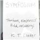 Kris Reeder - Symposium For Trombone, Electronics And Field Recordings